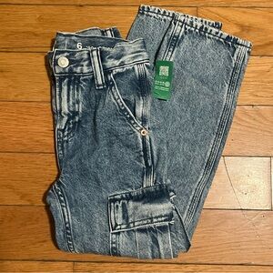 NWT sz 6 90s Blue Acid Wash Jeans